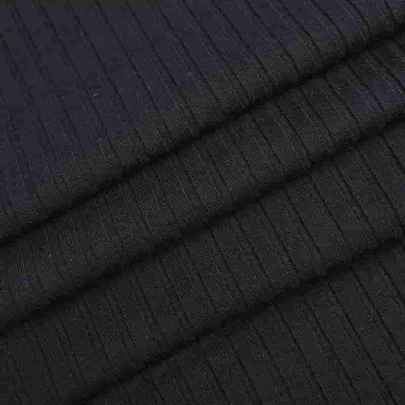 40'er Lenzing Tencel + 30D fuldbelagt stribet spandex ribstrik 40'er Lenzing Tencel + 30D fuldbelagt stribet spandex ribstrik